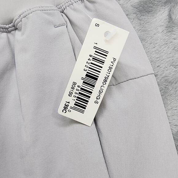 NEW Peak Velocity Mens Lightweight Training Jogger Size S Gray Stretch Workout - Picture 4 of 11